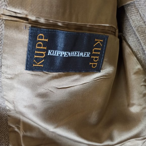 Tan Peruvian Alpaca Wool Sports Coat by CINCA 40R - Picture 5 of 8